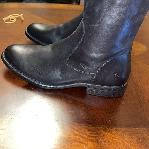 Born black tall boots size US 8 - Picture 8 of 15